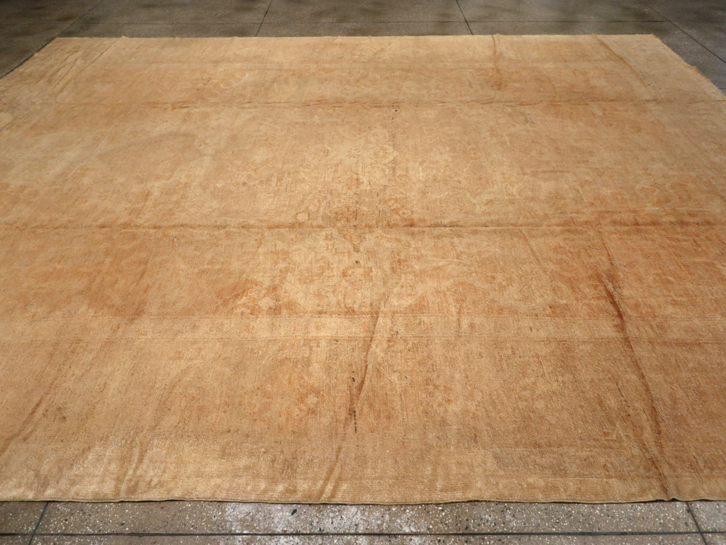 Antique Turkish Oushak Rug, No.13083 - Gss