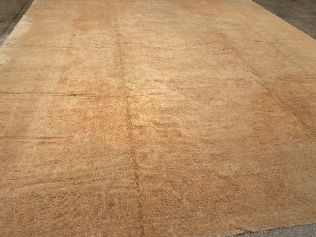 Antique Turkish Oushak Rug, No.13083 - Gss