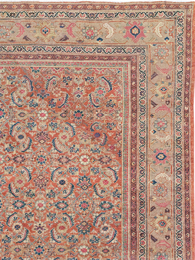 Antique Persian Mahal Large Carpet, No.13087 - Gss