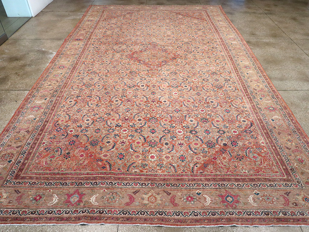 Antique Persian Mahal Large Carpet, No.13087 - Gss