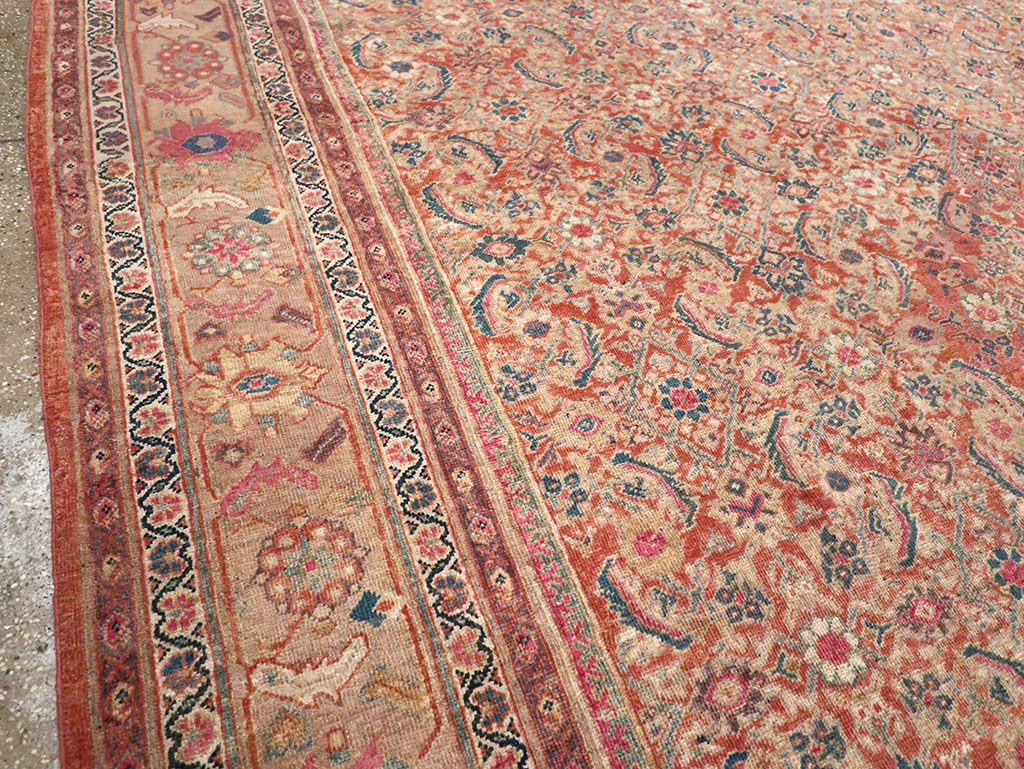 Antique Persian Mahal Large Carpet, No.13087 - Gss