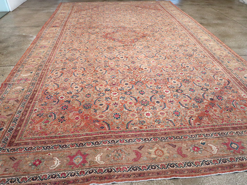 Antique Persian Mahal Large Carpet, No.13087 - Gss