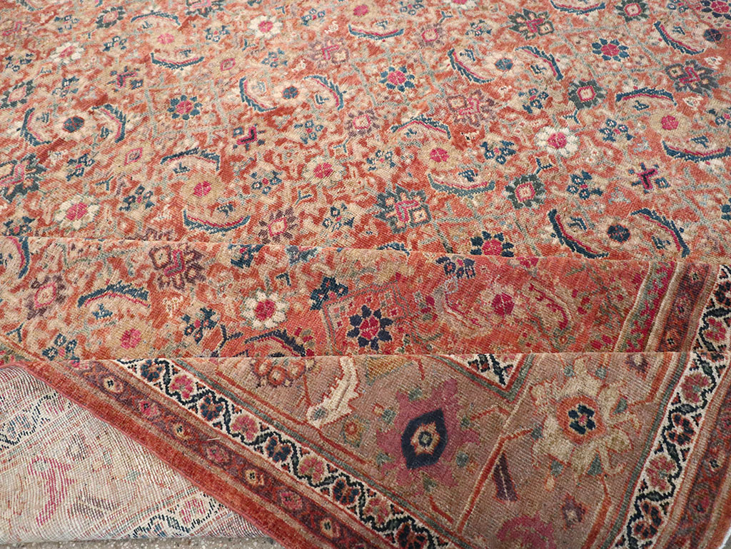 Antique Persian Mahal Large Carpet, No.13087 - Gss