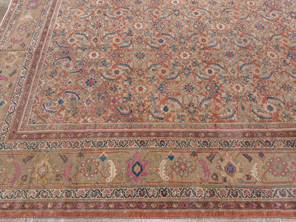 Antique Persian Mahal Large Carpet, No.13087 - Gss