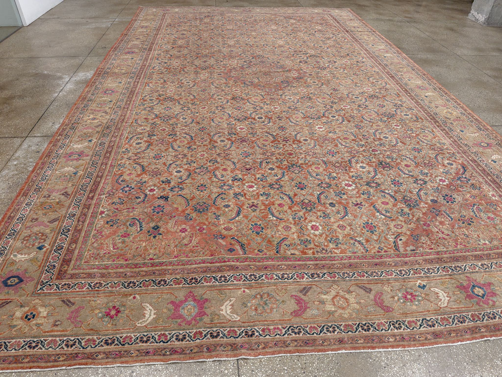Antique Persian Mahal Large Carpet, No.13087 - Gss