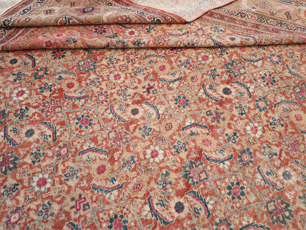 Antique Persian Mahal Large Carpet, No.13087 - Gss