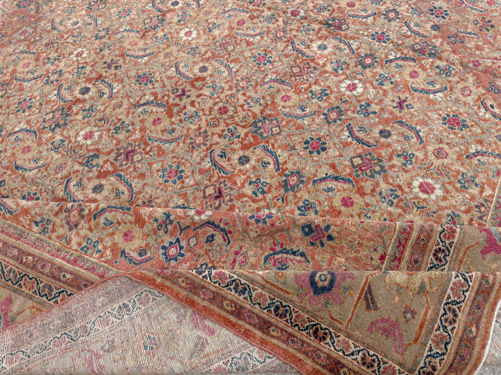 Antique Persian Mahal Large Carpet, No.13087 - Gss