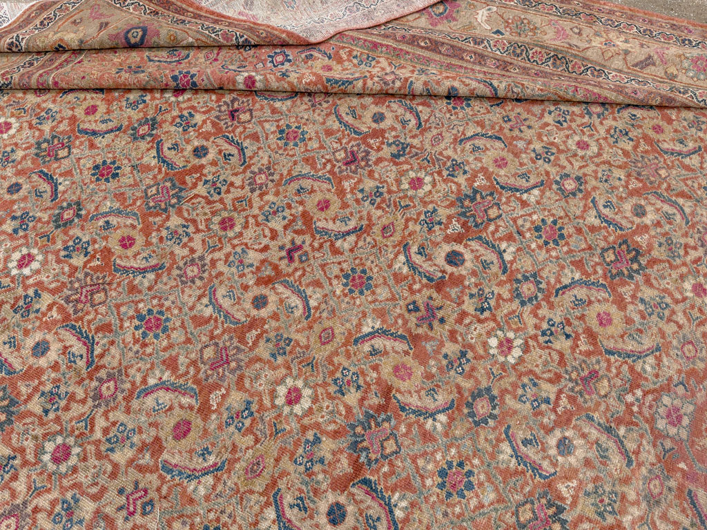 Antique Persian Mahal Large Carpet, No.13087 - Gss