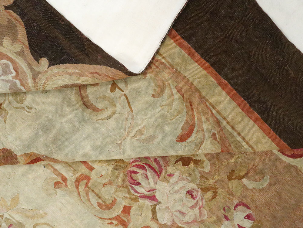Antique French Aubusson Rug, No.13089 - Gss