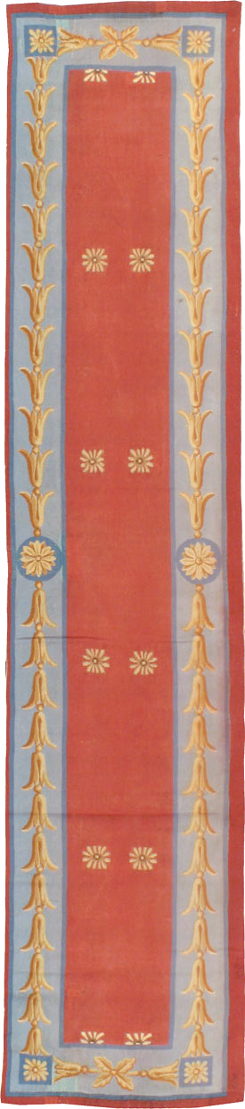 Vintage French Aubusson Runner, No.13097 - Gss