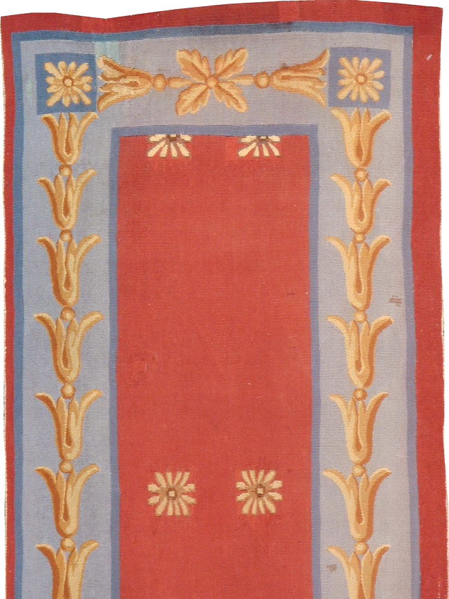 Vintage French Aubusson Runner, No.13097 - Gss