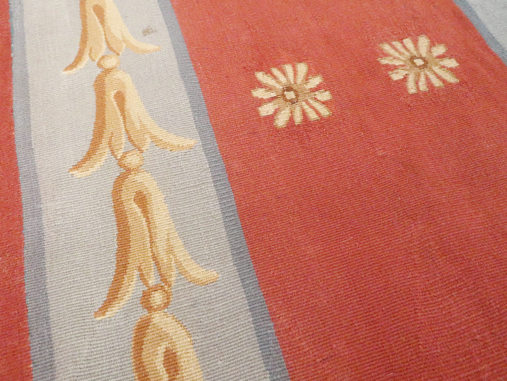 Vintage French Aubusson Runner, No.13097 - Gss