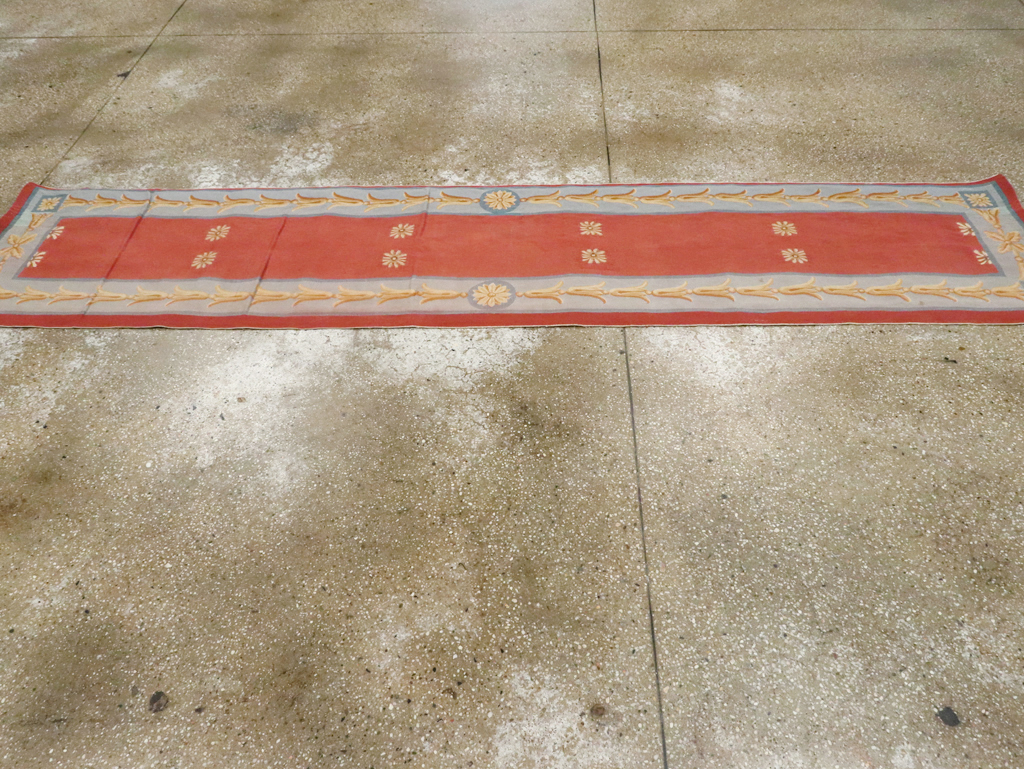 Vintage French Aubusson Runner, No.13097 - Gss