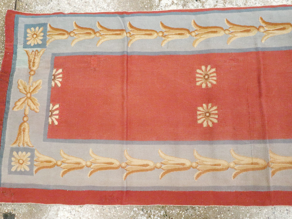 Vintage French Aubusson Runner, No.13097 - Gss