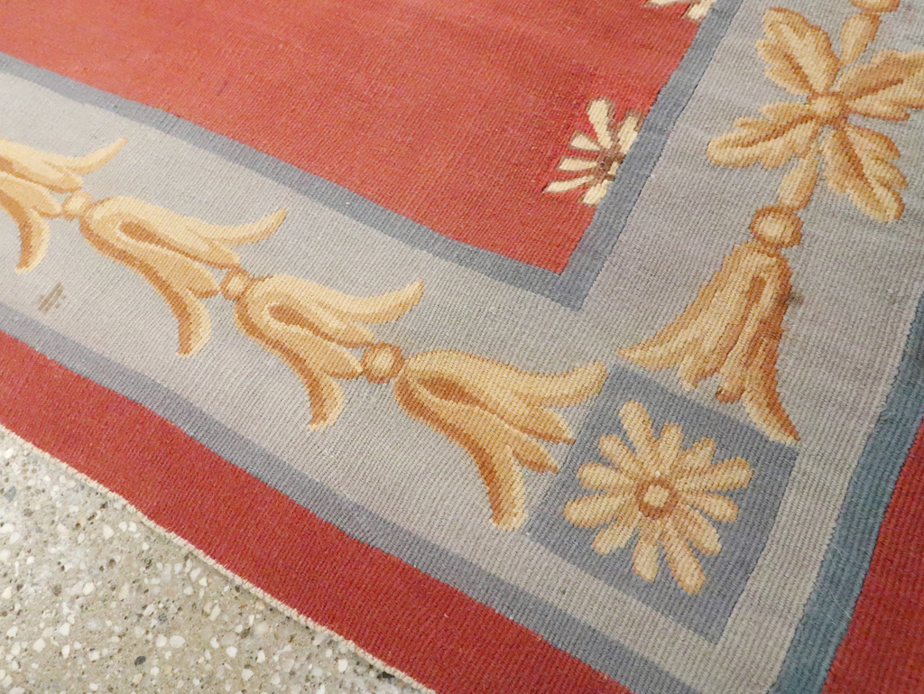 Vintage French Aubusson Runner, No.13097 - Gss