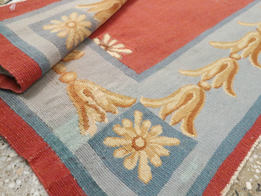 Vintage French Aubusson Runner, No.13097 - Gss