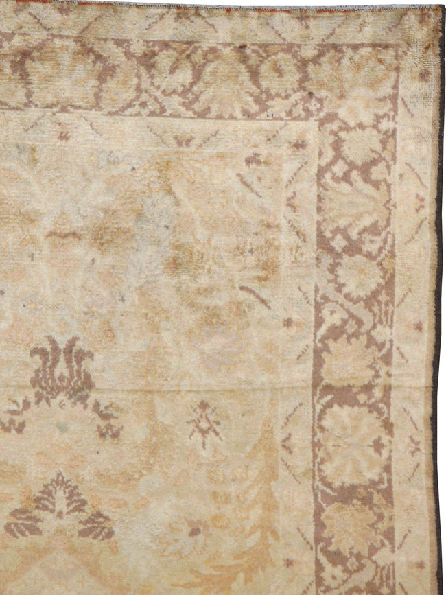 Antique Turkish Oushak Rug, No.13121 - Gss