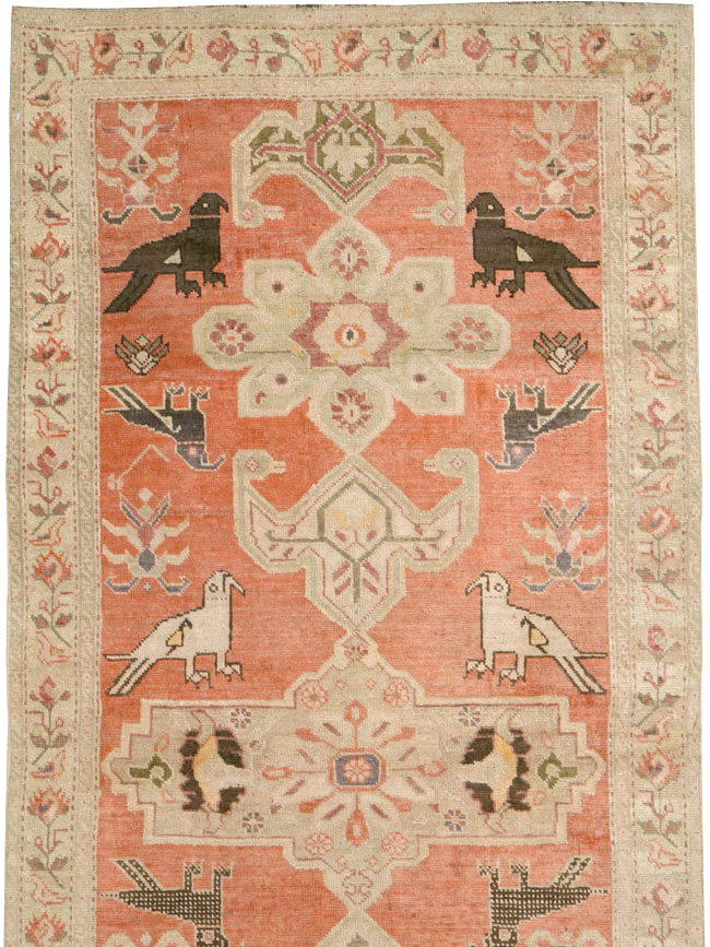 Antique Caucasian Karabagh Runner, No.13126 - Gss