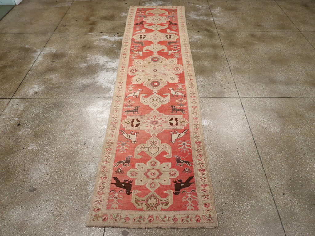 Antique Caucasian Karabagh Runner, No.13126 - Gss