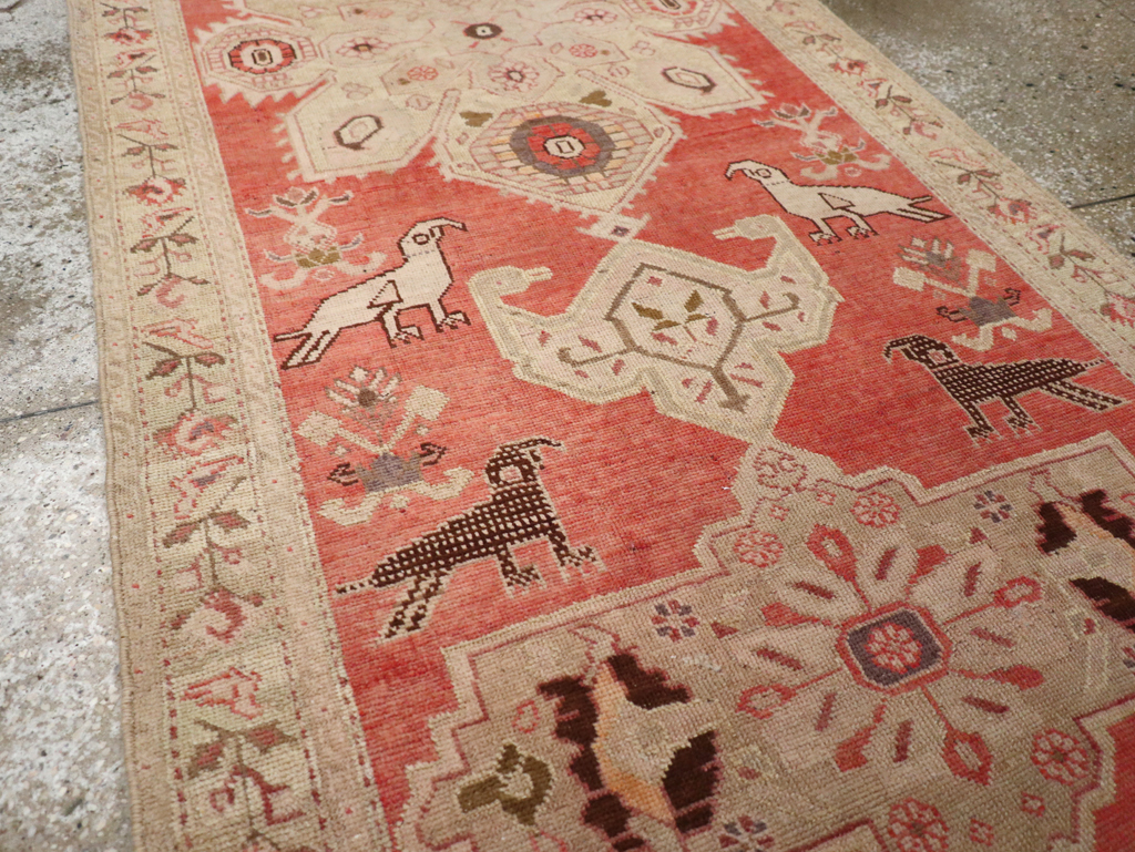 Antique Caucasian Karabagh Runner, No.13126 - Gss