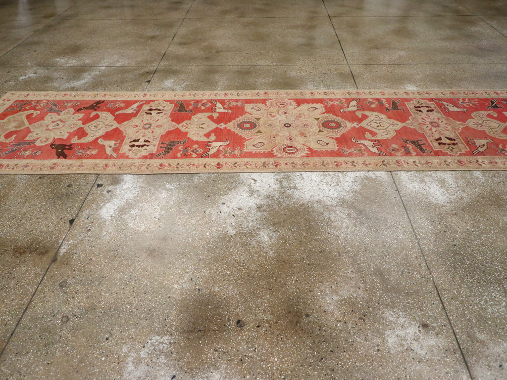 Antique Caucasian Karabagh Runner, No.13126 - Gss