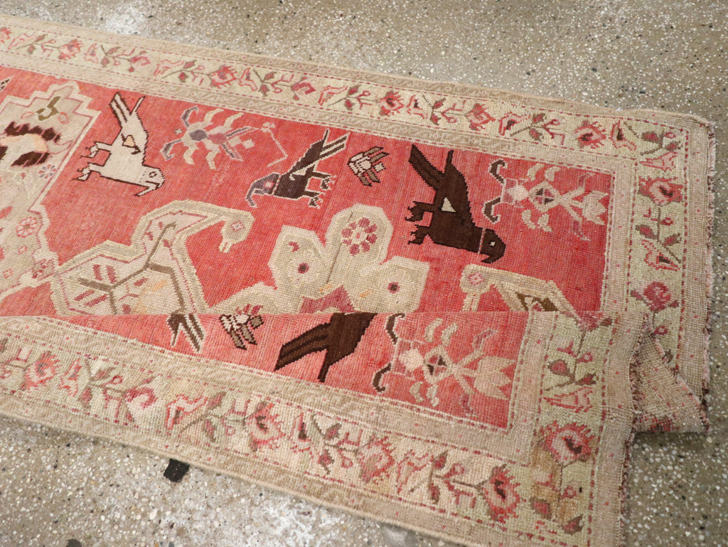 Antique Caucasian Karabagh Runner, No.13126 - Gss
