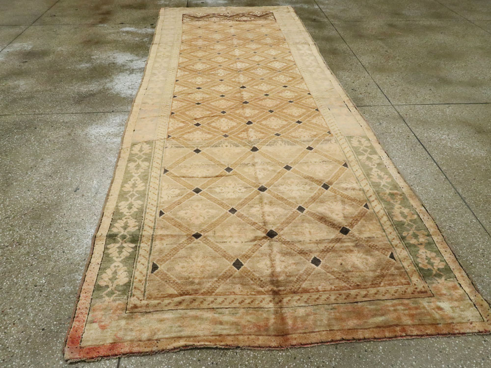Antique Caucasian Karabagh Runner, No.13137 - Gss