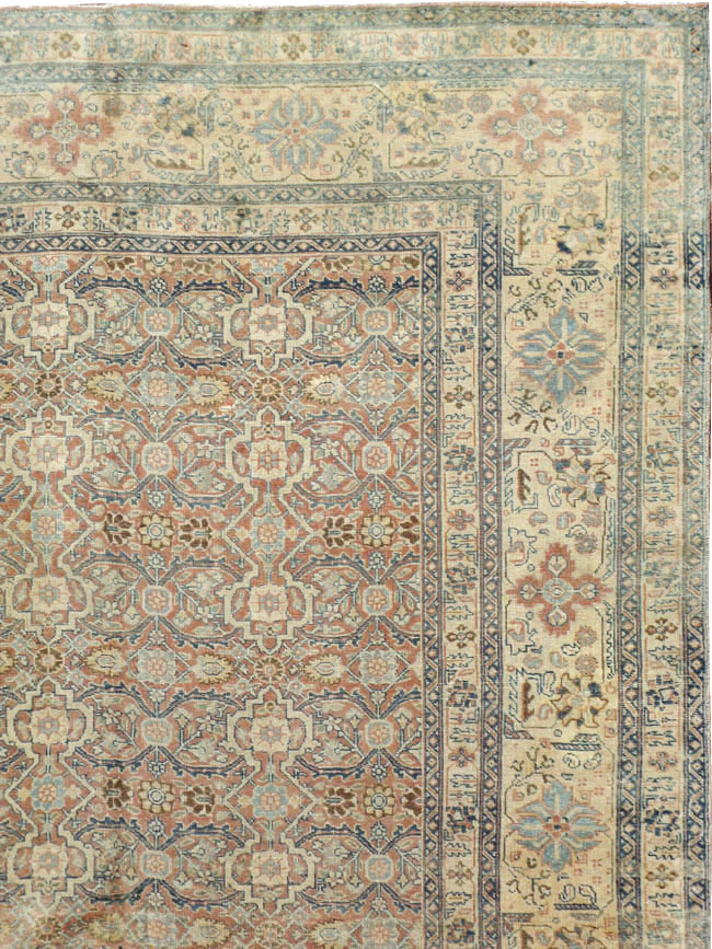Antique Persian Tabriz  Square Carpet, No.13151 - Gss