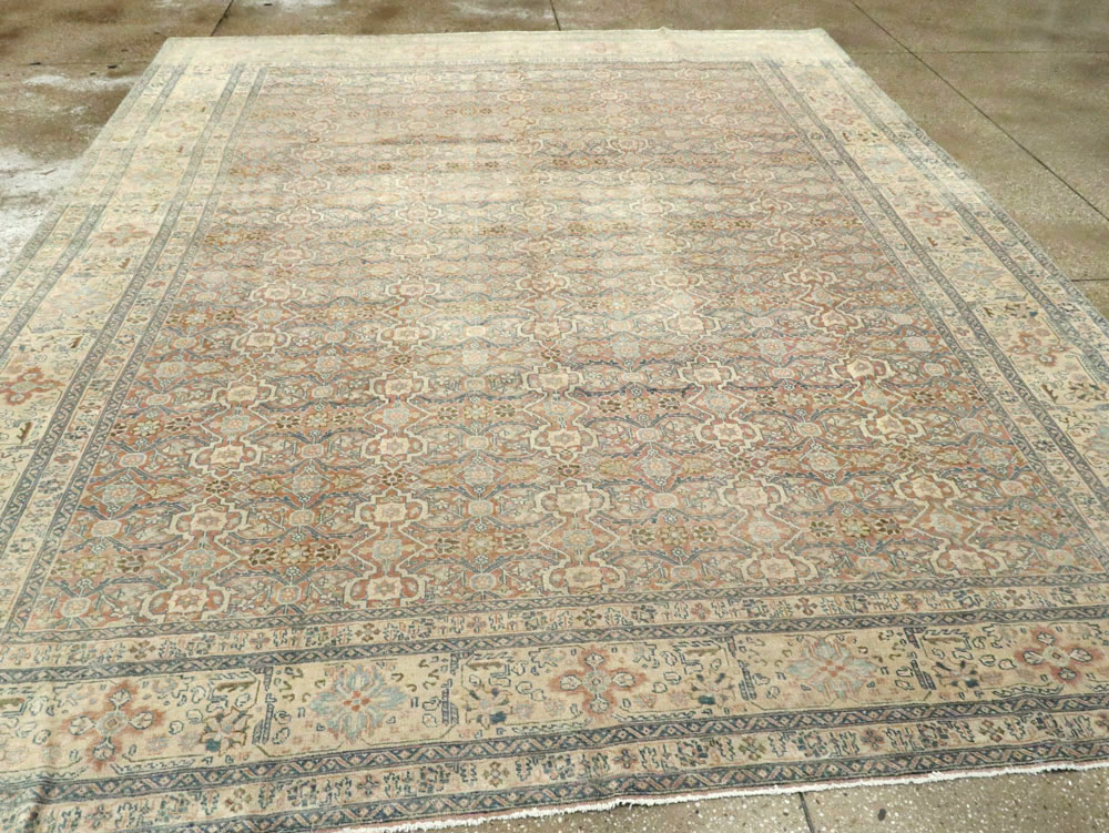 Antique Persian Tabriz  Square Carpet, No.13151 - Gss