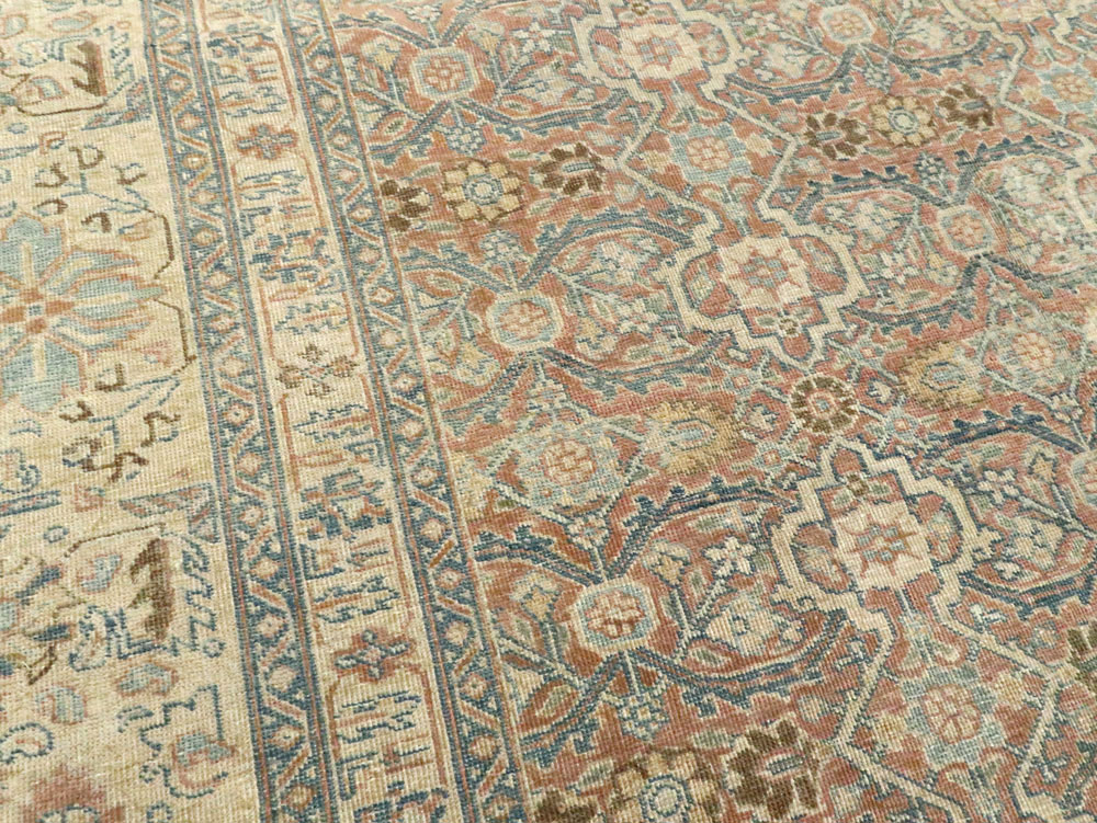 Antique Persian Tabriz  Square Carpet, No.13151 - Gss