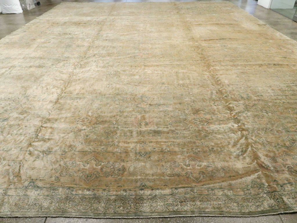 Antique Indian Oversize Lahore Carpet, No.13152 - Gss