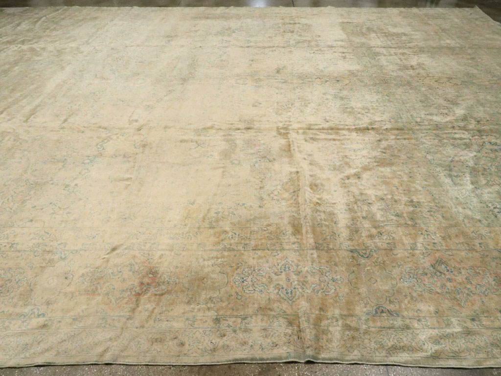 Antique Indian Oversize Lahore Carpet, No.13152 - Gss