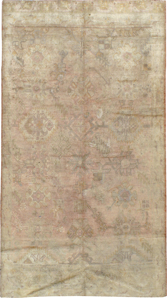 Antique Turkish Oushak Rug, No.13164 - Gss