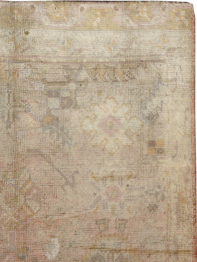 Antique Turkish Oushak Rug, No.13164 - Gss