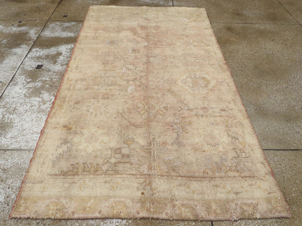 Antique Turkish Oushak Rug, No.13164 - Gss