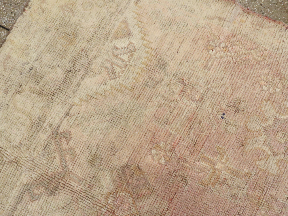 Antique Turkish Oushak Rug, No.13164 - Gss