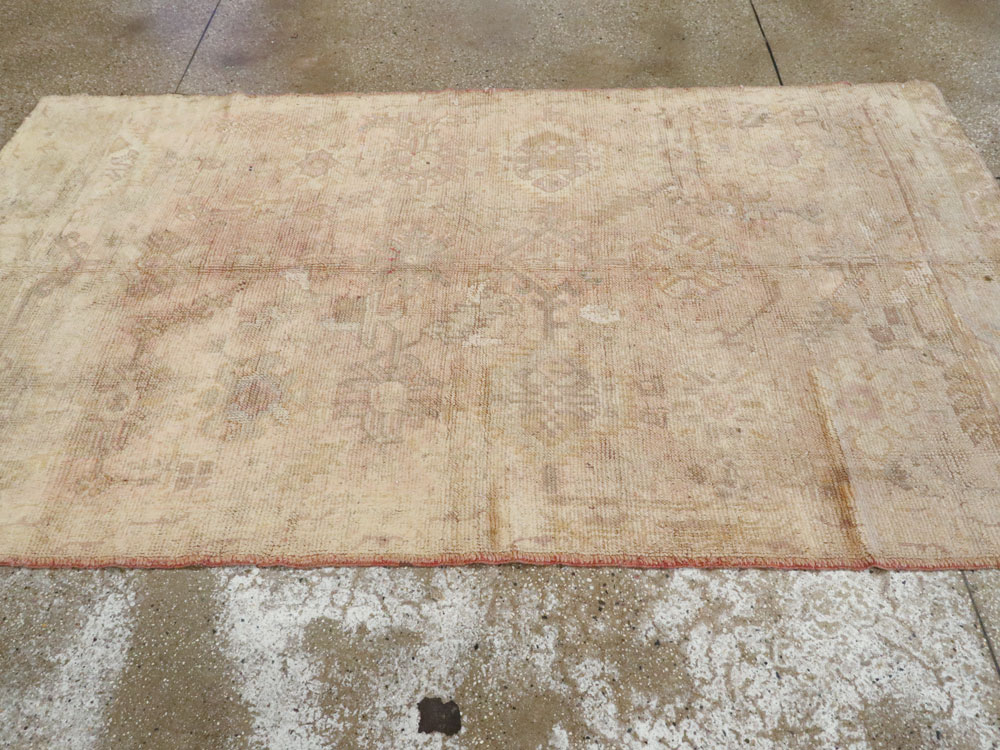 Antique Turkish Oushak Rug, No.13164 - Gss