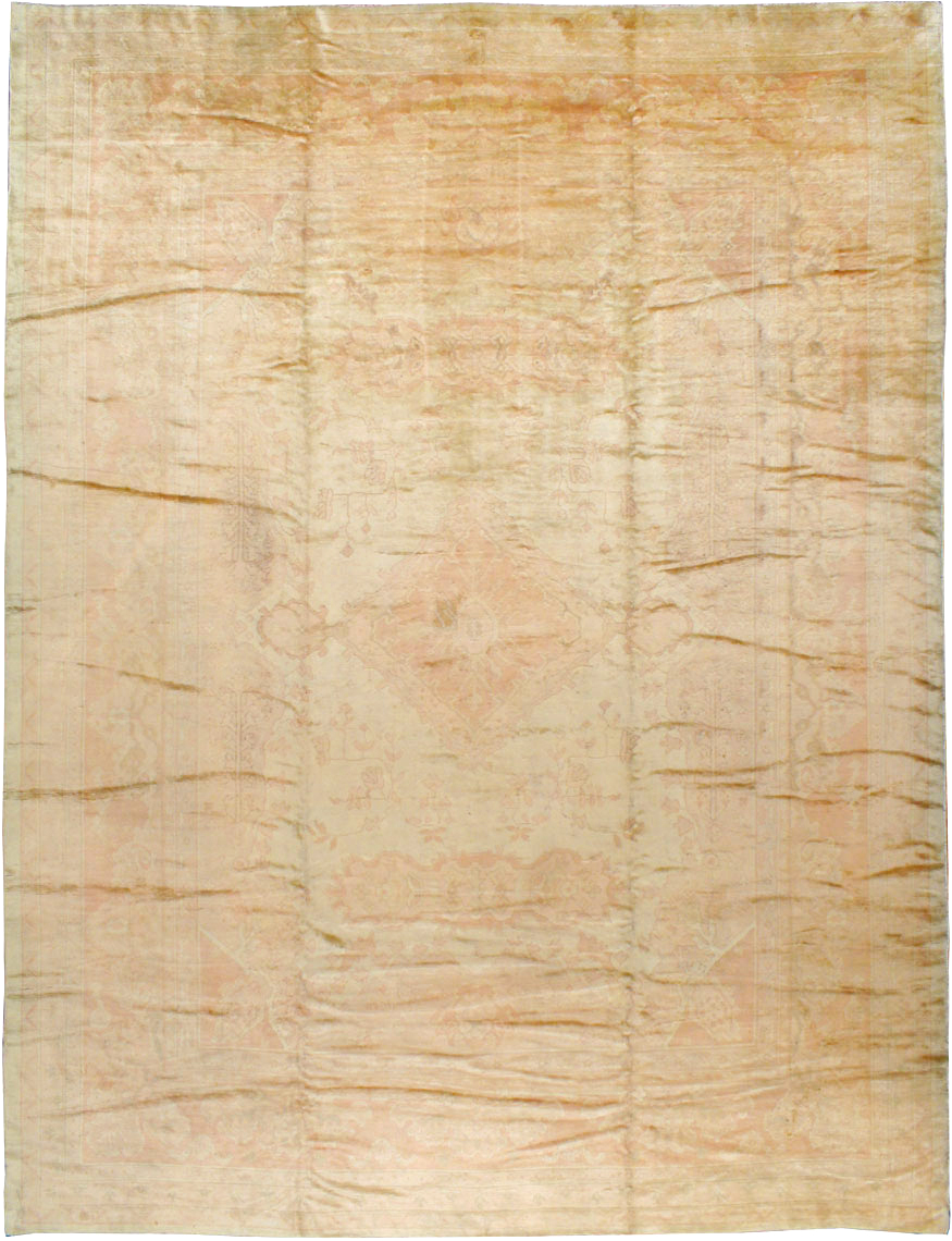 Antique European Oushak Carpet, No.13215 - Gss