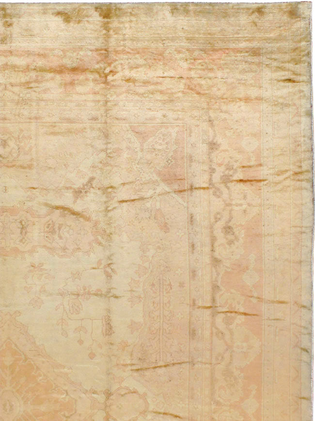 Antique European Oushak Carpet, No.13215 - Gss