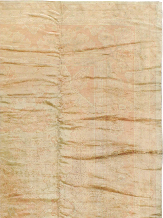 Antique European Oushak Carpet, No.13215 - Gss