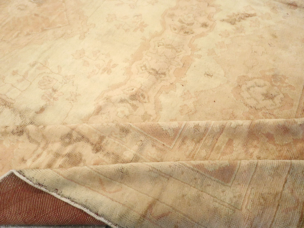 Antique European Oushak Carpet, No.13215 - Gss