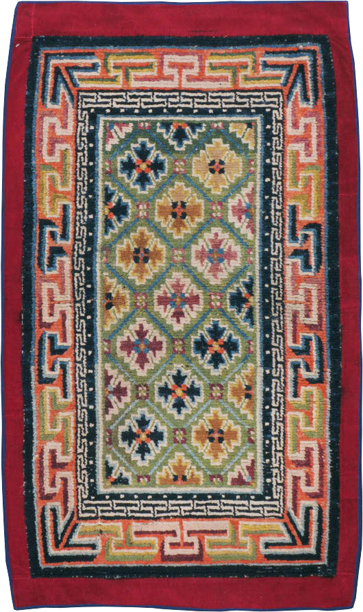 Vintage Tibetan Rug, No.13218 - Gss