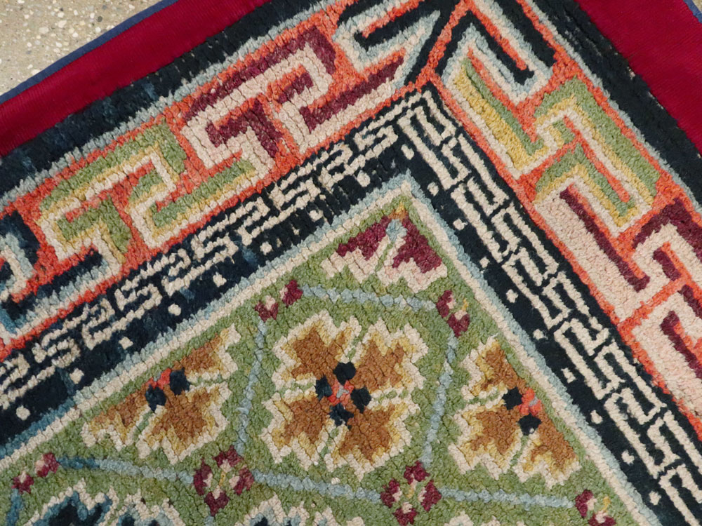Vintage Tibetan Rug, No.13218 - Gss