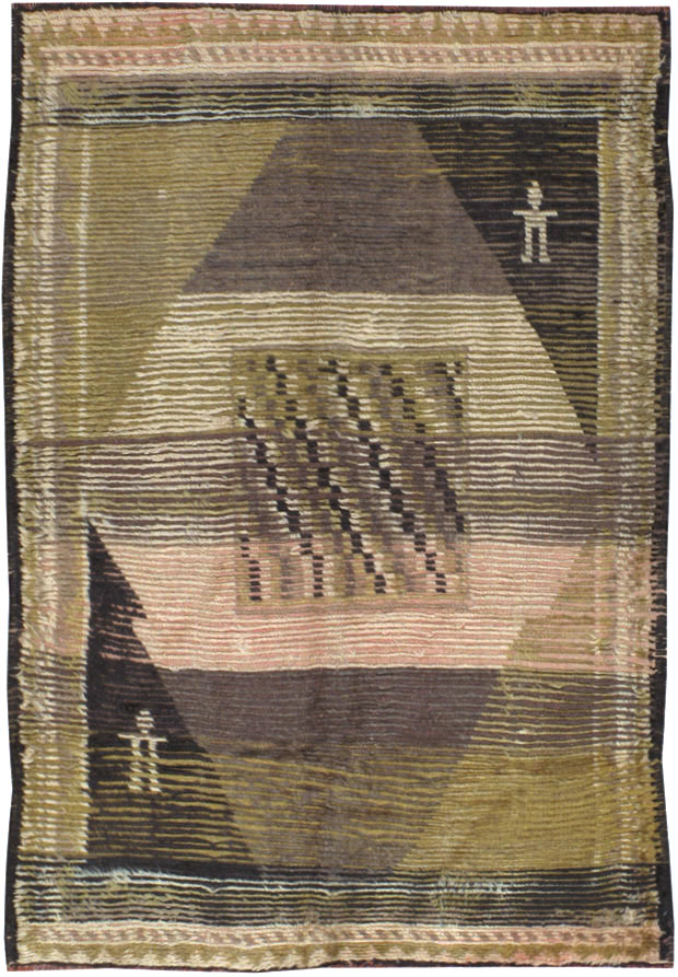 Vintage Turkish Konya Rug, No.13221 - Gss