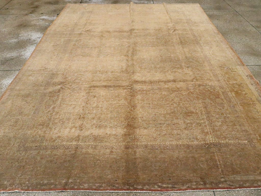 Antique Persian Tabriz Carpet, No.13222 - Gss