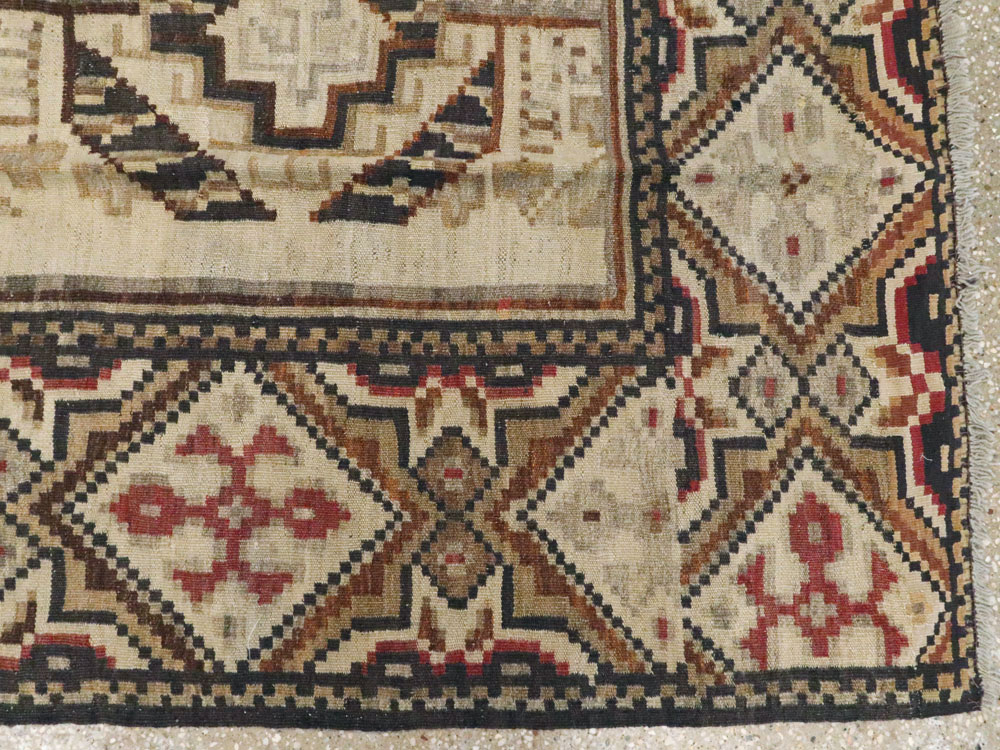 Antique Russian Bessarabian Accent Carpet, No.13227 - Gss