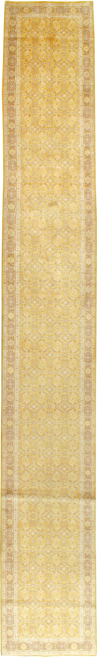Vintage Persian Tabriz Long Runner, No.13269 - Gss