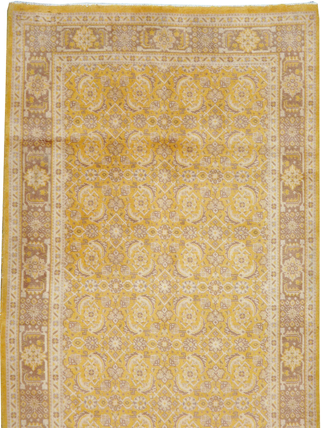 Vintage Persian Tabriz Long Runner, No.13269 - Gss