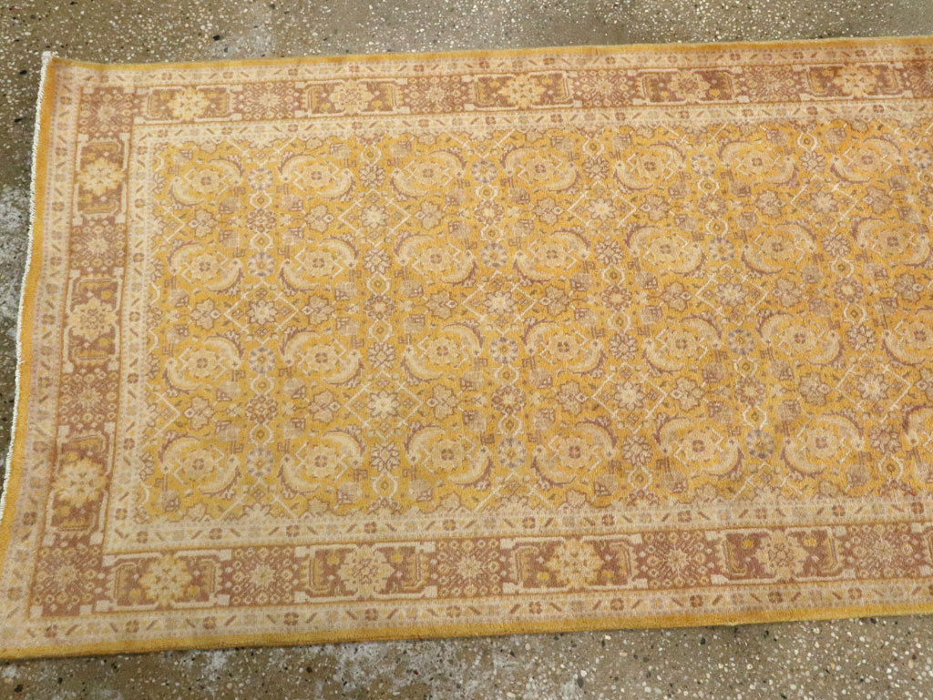 Vintage Persian Tabriz Long Runner, No.13269 - Gss