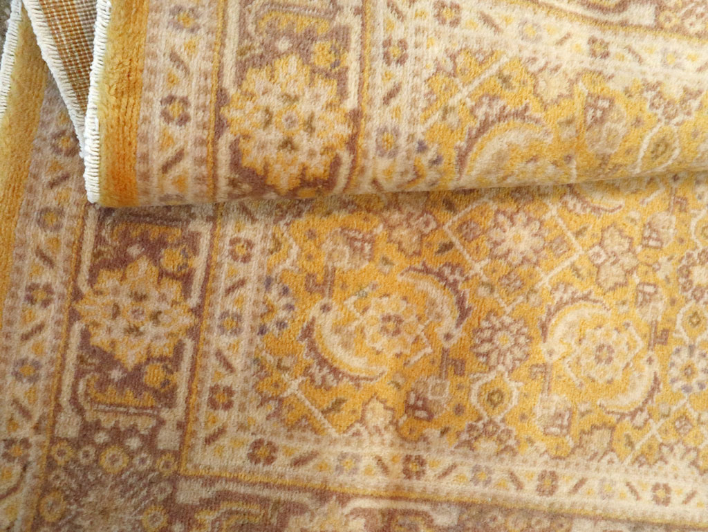 Vintage Persian Tabriz Long Runner, No.13269 - Gss